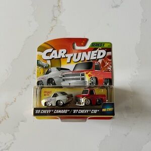 Car Tuned Series 1 MGA Die Cast ‘69 Chevy‎ Camaro ‘87 Chevy C10 Pro Street NEW